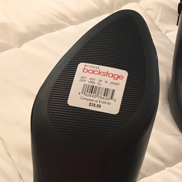 Black kitten heel booties - Picture 4 of 6